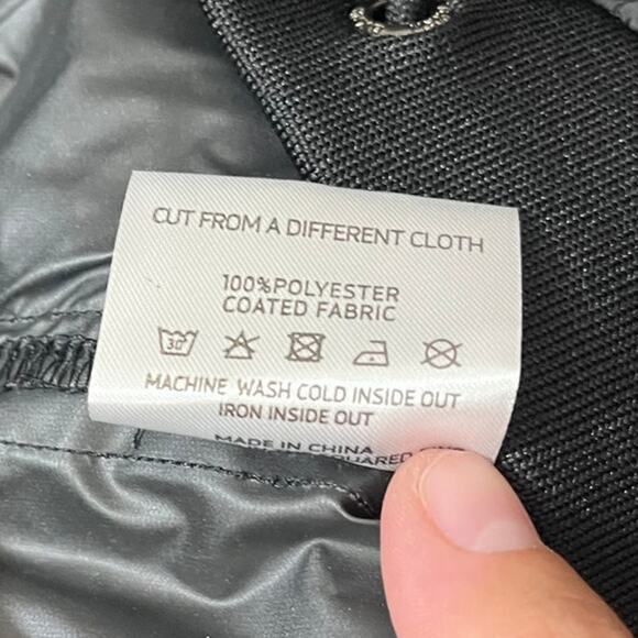 Boxraw Sweatpants Sauna Black Elastic Waist Pull On Jogger Drawstring Mens L - Picture 5 of 10